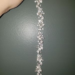 Silver Sparkly Hair Piece